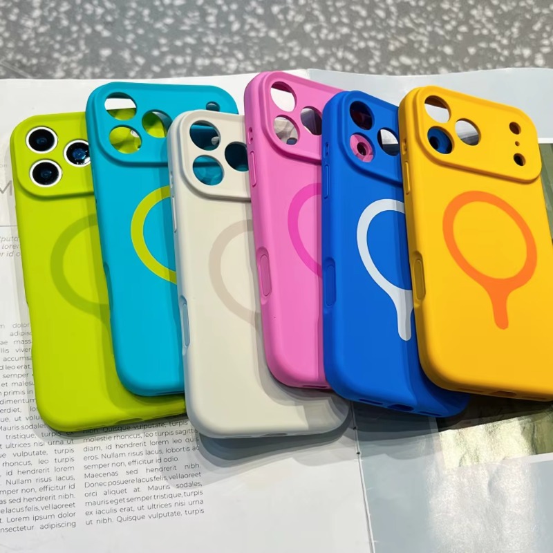 Liquid Silicone Magnetic Phone Case - Coque de téléphone magnétique en silicone