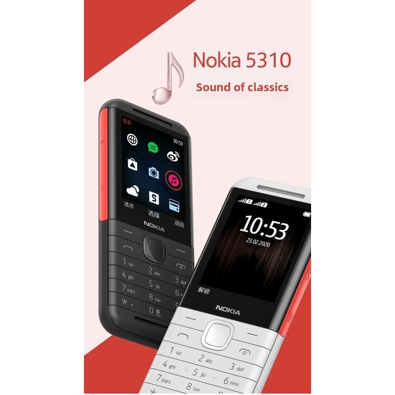 Chargers - Nokia 5310 XpressMusic Classic 2G, longue