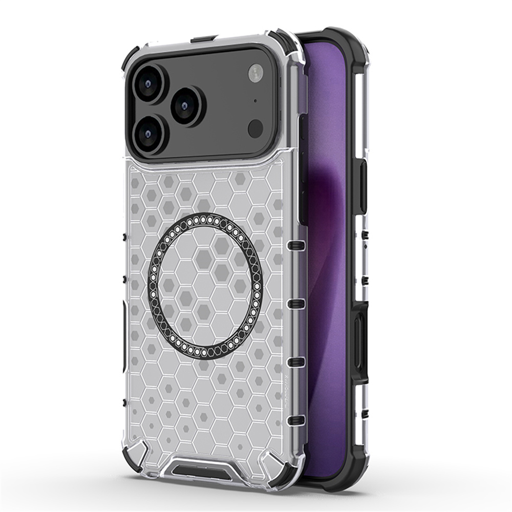Clear Shockproof Bumper Case - Coque magnétique de luxe transparente en