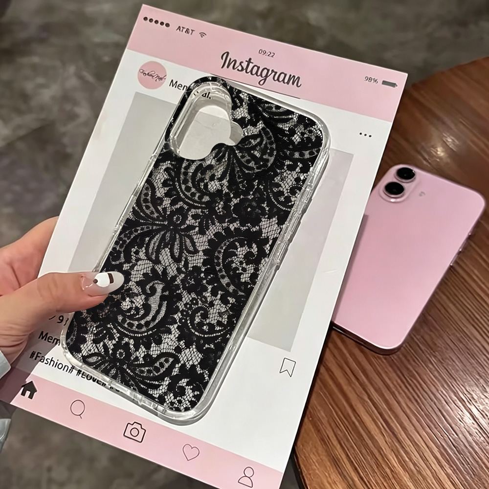 Clear Shockproof Bumper Case - Coque de téléphone transparente INS à