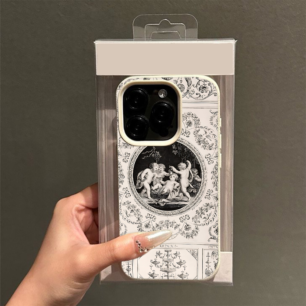 Coque de téléphone vintage à m - Vintage Floral Pattern Soft Case avis et prix