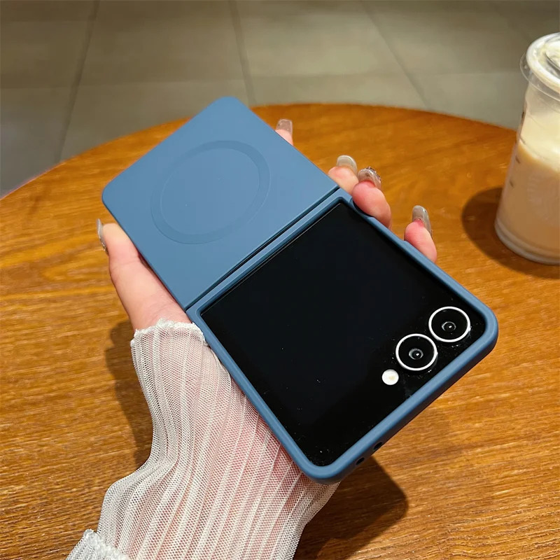 Coque de téléphone magnétique  - Liquid Silicone Magnetic Phone Case avis et prix