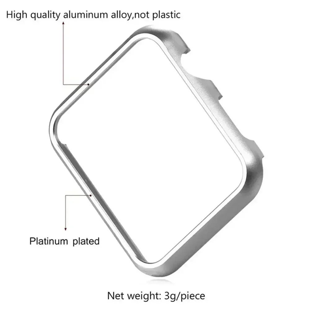 Pour iWatch SE série 10 9 8 7  - Metal Bumper Aluminum Frame Case avis et prix