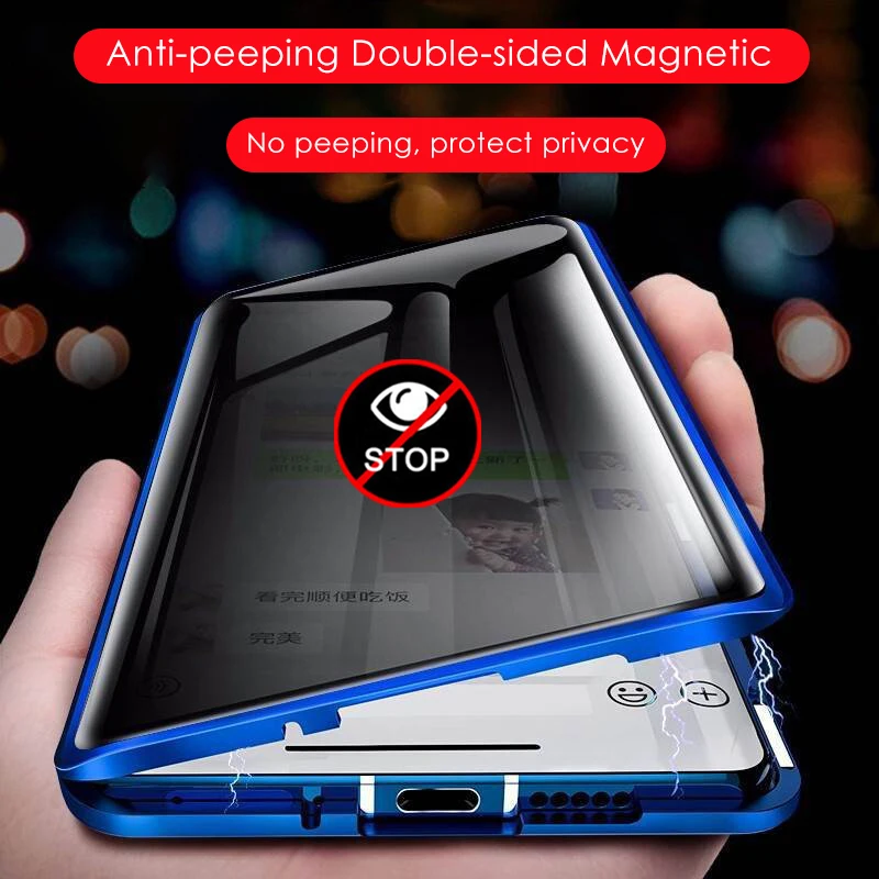 Coques de téléphone en métal a - Anti Spy Privacy Glass Case avis et prix