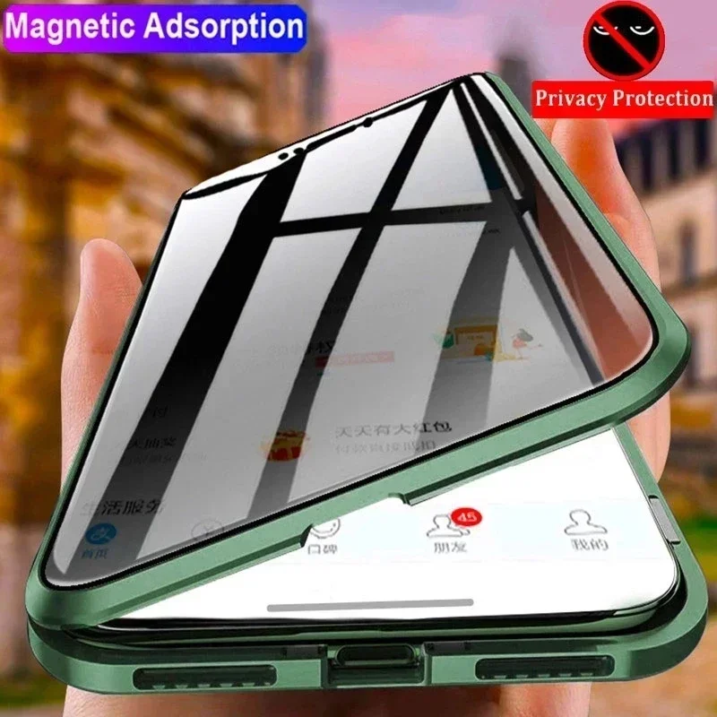 Coques de téléphone en métal a - Anti Spy Privacy Glass Case avis et prix