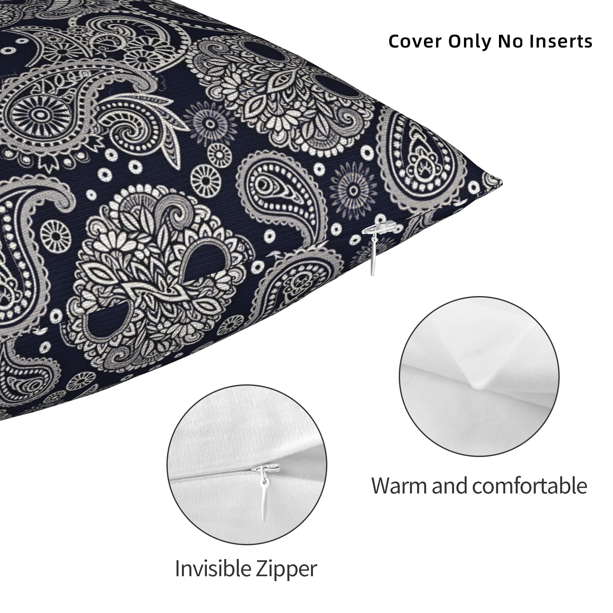 Housse de coussin à motif flor - Vintage Floral Pattern Soft Case avis et prix