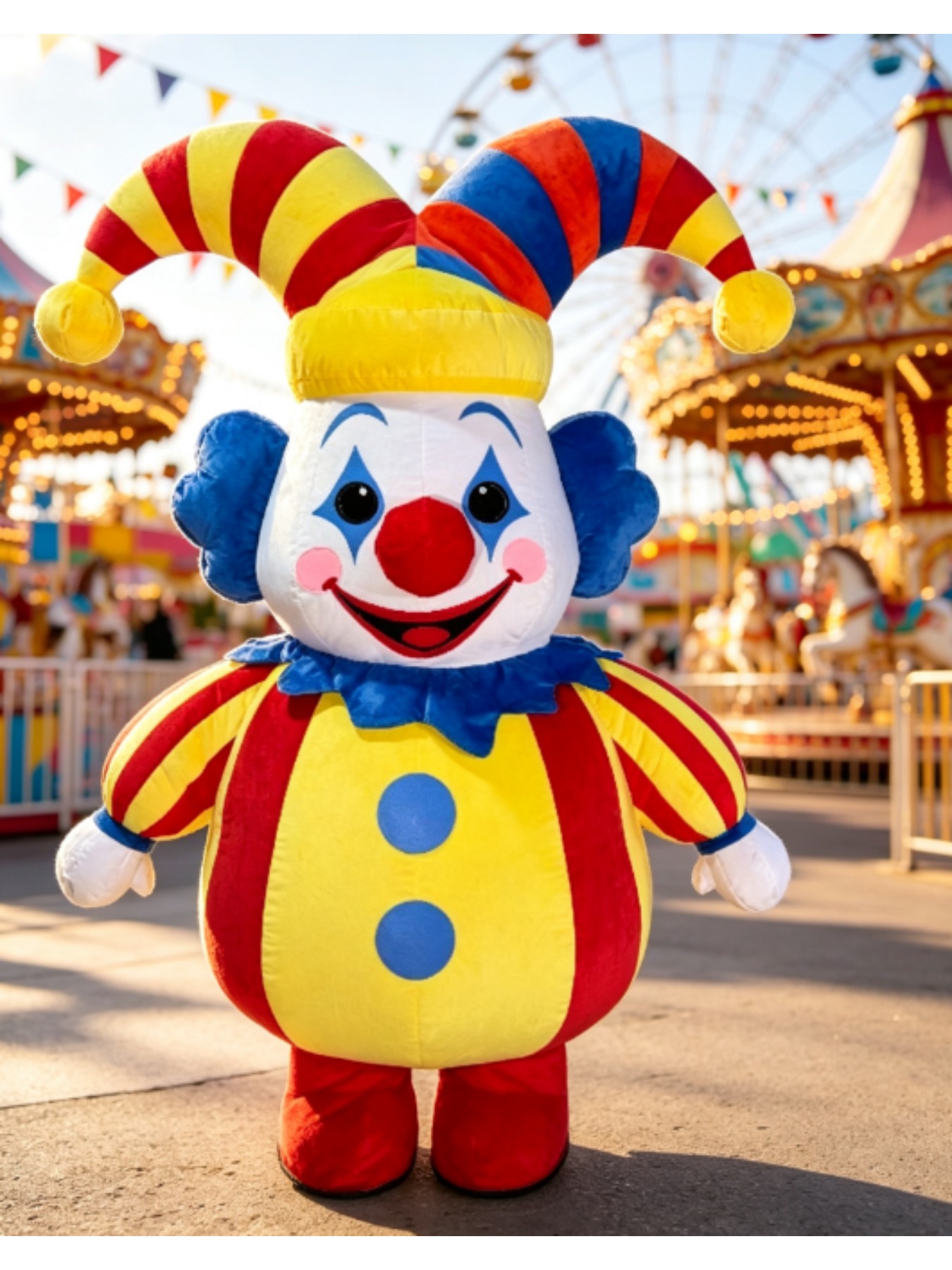 Costume de mascotte de clown d - Chargers avis et prix