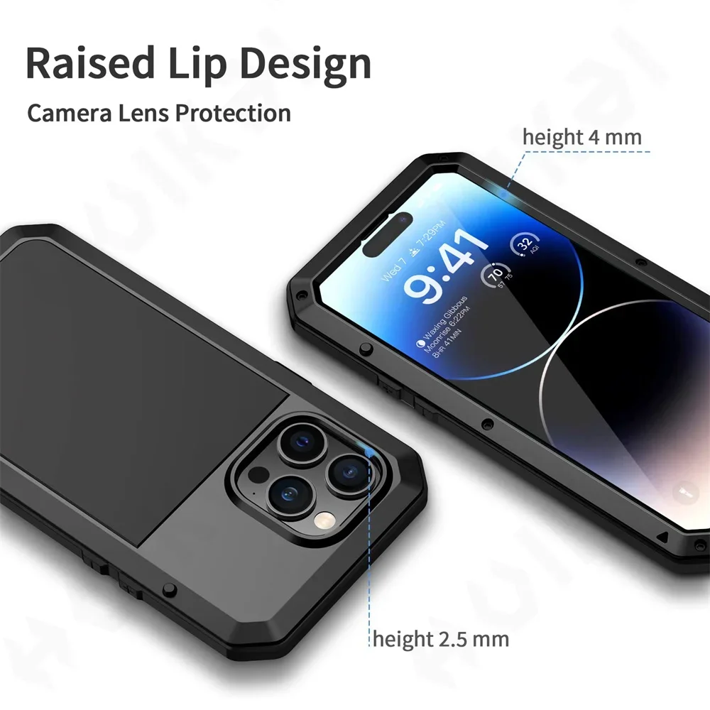 Coque pour iPhone 16 15 13 12  - Heavy Duty 360 Full Body Protective Case avis et prix