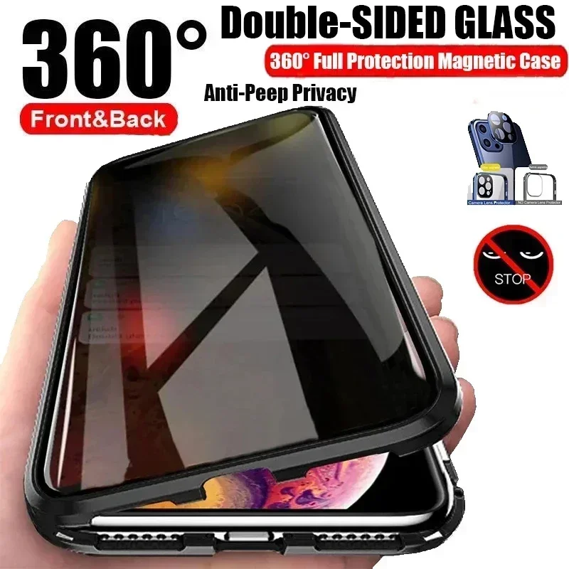 Coque anti-espion pour OPPO A5 - Anti Spy Privacy Glass Case avis et prix