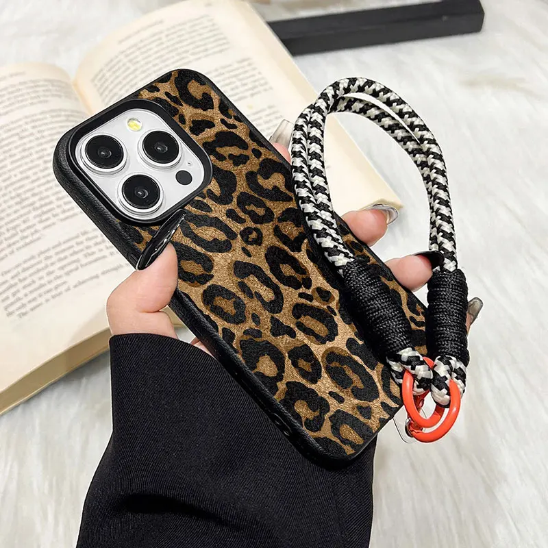Coque vintage à motif léopard  - Vintage Floral Pattern Soft Case avis et prix