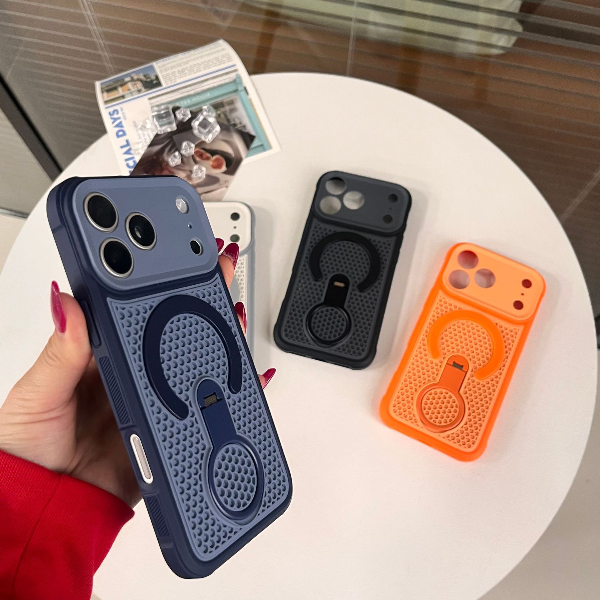 360 °   Coque de téléphone mag - Heat Dissipation Mesh Breathable Case avis et prix